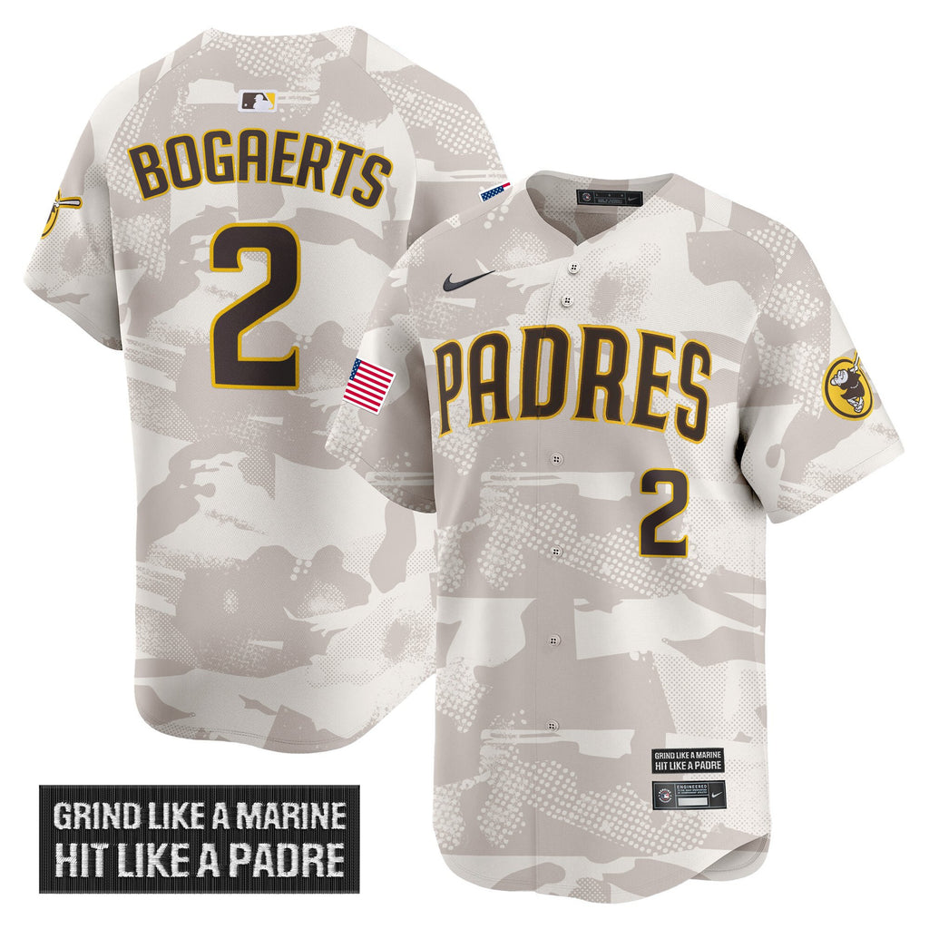 Men's San Diego Padres 2025 Armed Forces Day Vapor Premier Limited Jersey - All Stitched