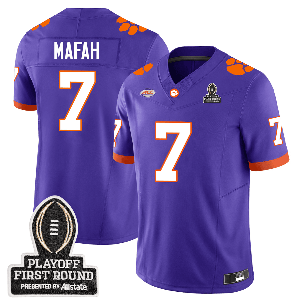 Men's Clemson Tigers 24/25 Jersey - CFP First Round Patch